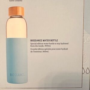 Biossance Glass Water Bottle